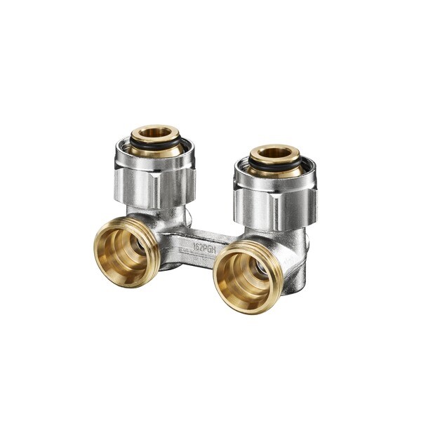 Узел,Multiflex F. запорно-присоединительный, угловой, Н-образный,3/4